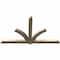 Ekena Millwork Redmond Rough Sawn Timber Gable Bracket, Douglas Fir, 108"W x 63"H x 4"D x 6"F, 14/12 Pitch GBW108X63X0406RED00RDF - alternate 2